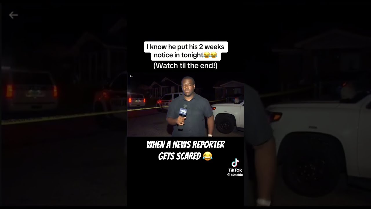 WHEN A NEWS REPORTER GETS SCARED Shorts