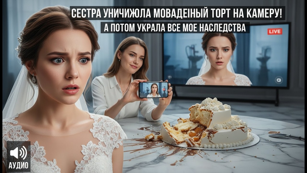 Сестра испортила мой свадебный торт в прямом эфире — затем украла дачу и наследство