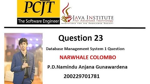 Data Base Task 23| How to Use Sub Query To Search For Data| 1st year| Java Institute| Namindu Anjana