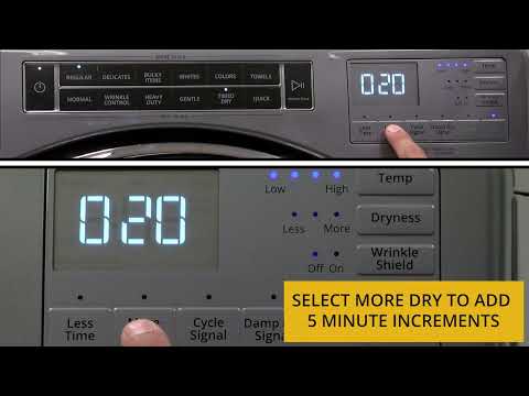 Adjusting The Dry Time on Your Dryer