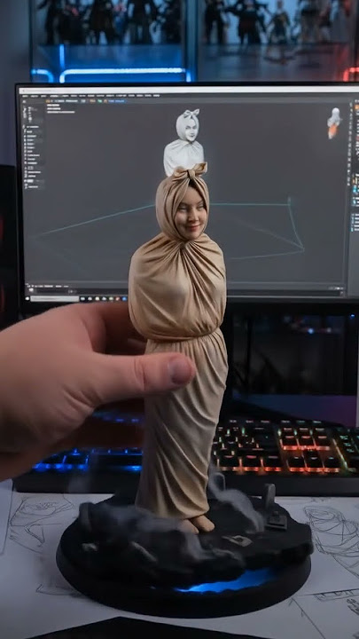 action figure Pocong mumun ‼️ #ai #veo3 #horror #actionfigures #pocong #mainananak #shorts