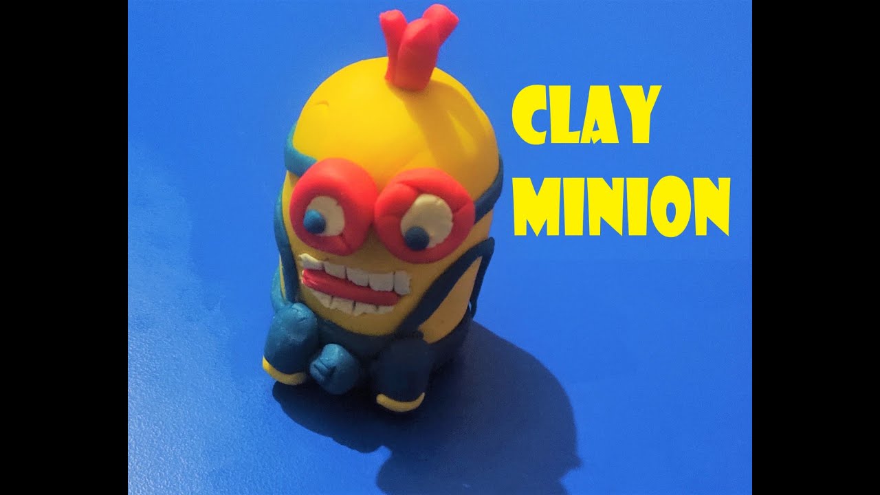 Clay Minion !!cute Minion//Sculpting Clay Minion!!Minion tutorial YouTube