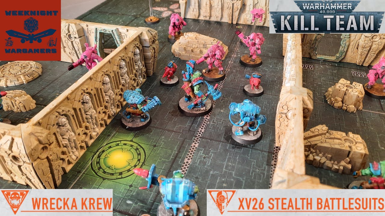 Wrecka Krew vs Stealth Suits Kill Team Battle Report