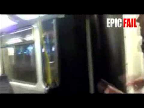 Scene: subway Stunt Fail