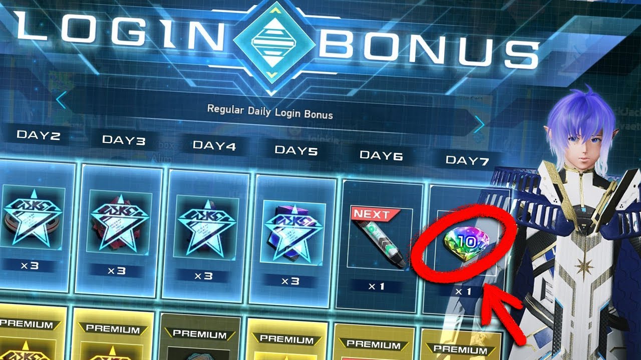 They re Adjusting The Login Bonus In PSO2 NGS YouTube