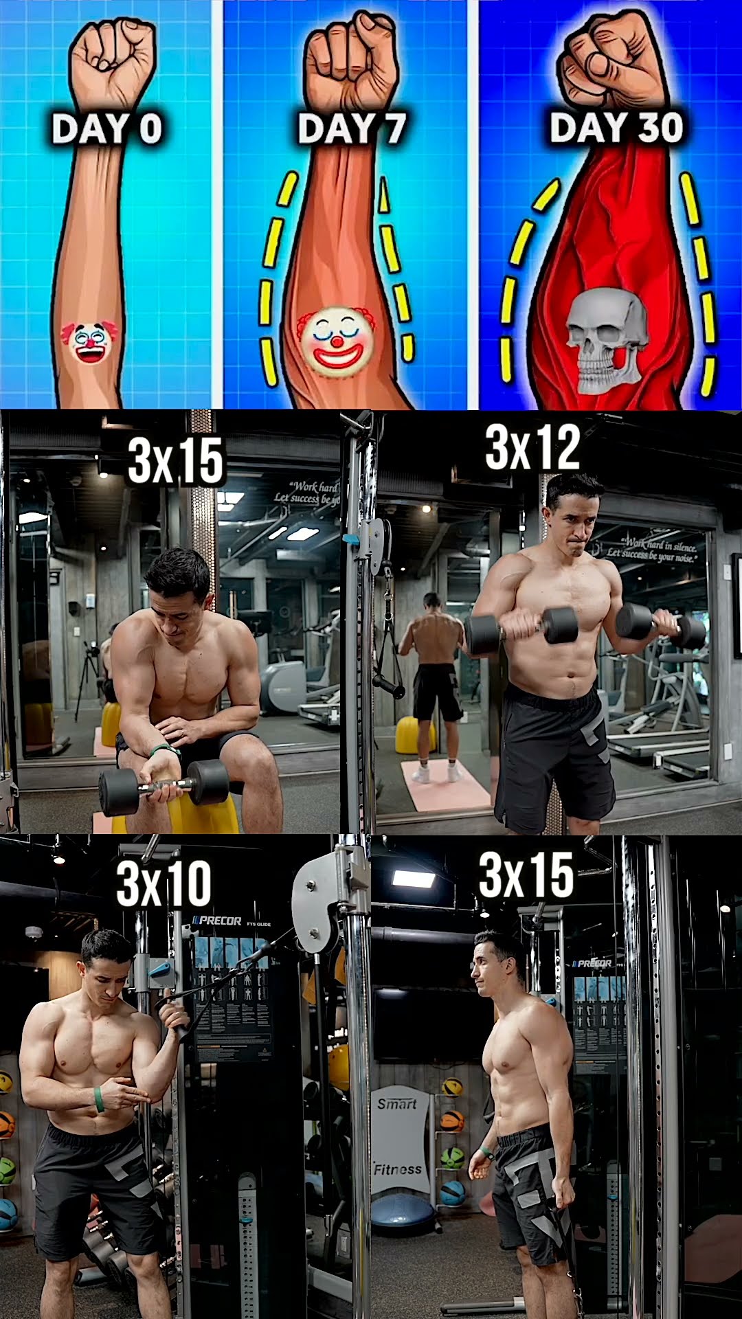 Bigger forearms in 30 days workout !!