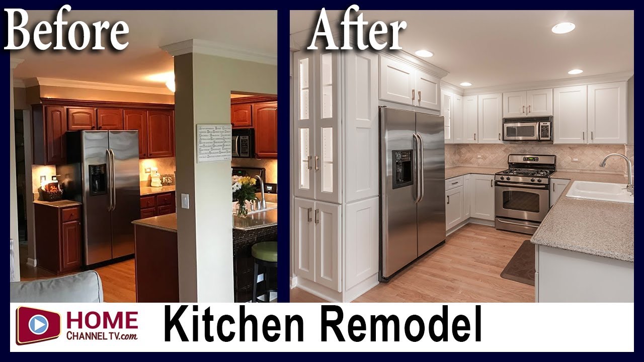 Kitchen Remodeling - Before & After Renovation | White Kitchen Design -  YouTube