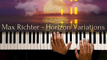 Max Richter - Horizon Variations | PianoCover/SynthesiaTutorial | Gustav Astep