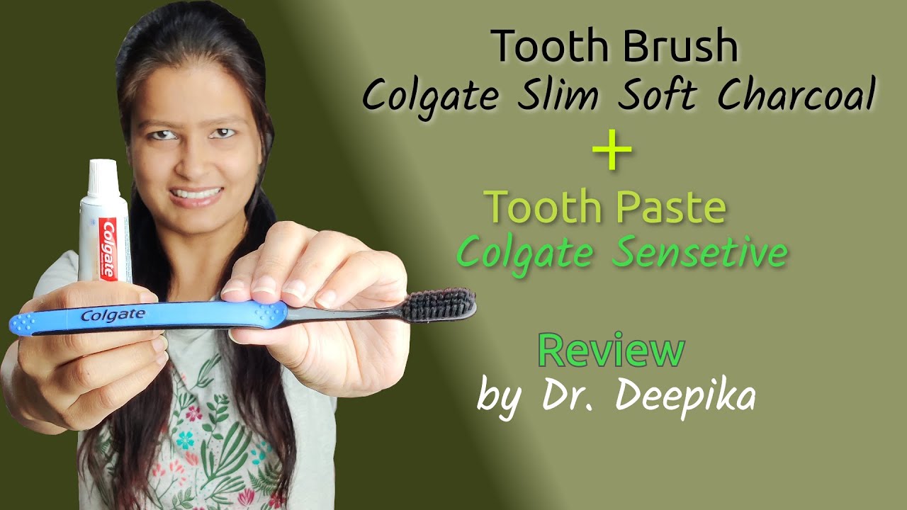 colgate slim soft charcoal toothbrush review | colgate sensitive toothpaste review #shorts