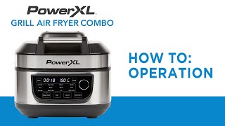 PowerXL Air Fryer Grill Combo: How to Operate Short Video | As Seen on TV