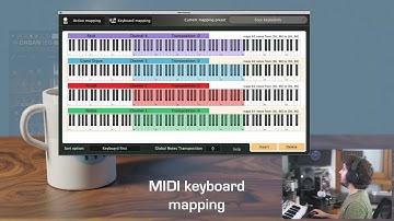 Organteq 2 Tutorial : MIDI action & keyboard mappings
