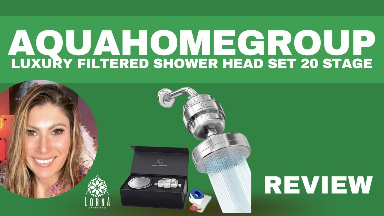 AquaHomeGroup Luxury Filtered Shower Head Set 20+3 Stage Shower Filter for  Hard Water Removes Chlorine and Harmful Substances - Showerhead Filter High  Output 