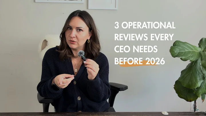 3 Operational Reviews Every CEO Must Do Before 2026
