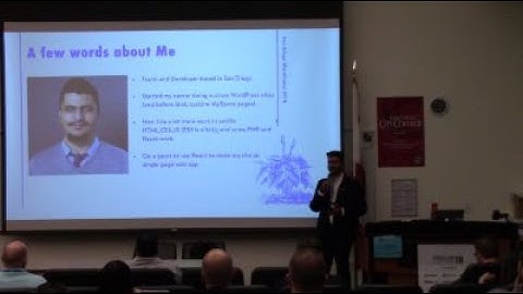 Adam Rasheed: Using WordPress as a Backend for Your React Project p1 of 2