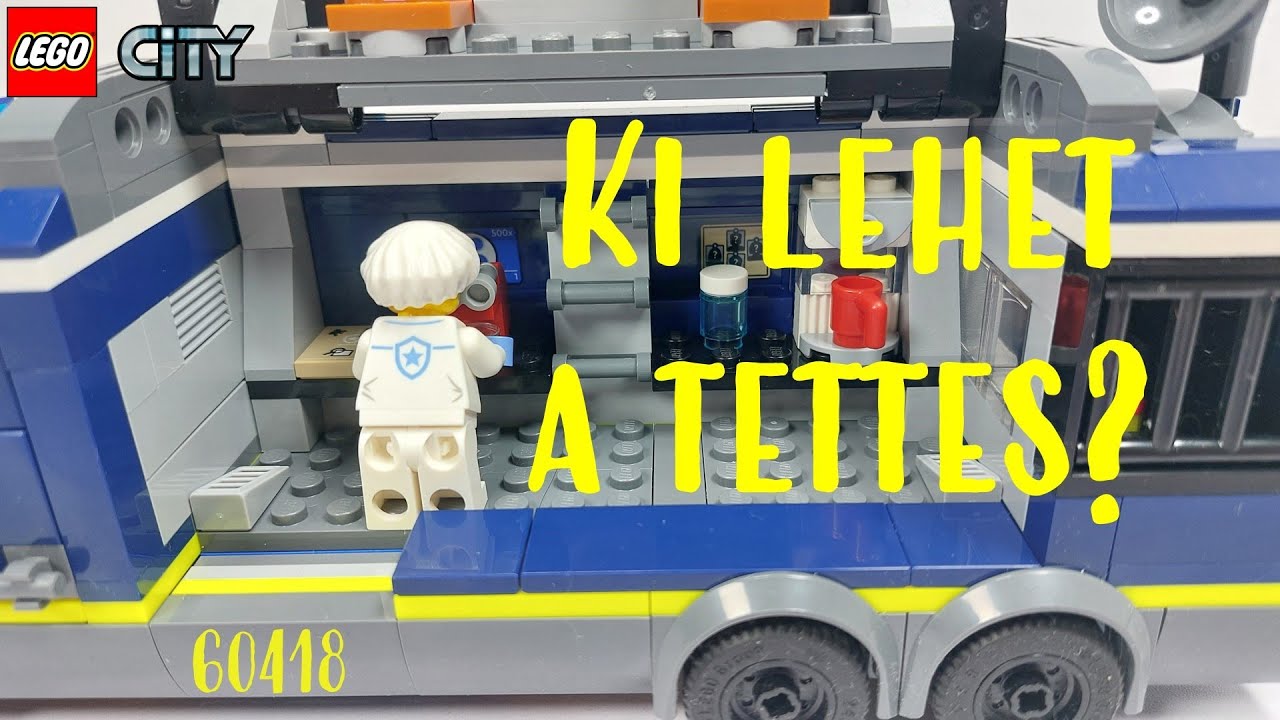 A bűn városa! - LEGO 60418 - Police Mobile Crime Lab Truck #lego #review