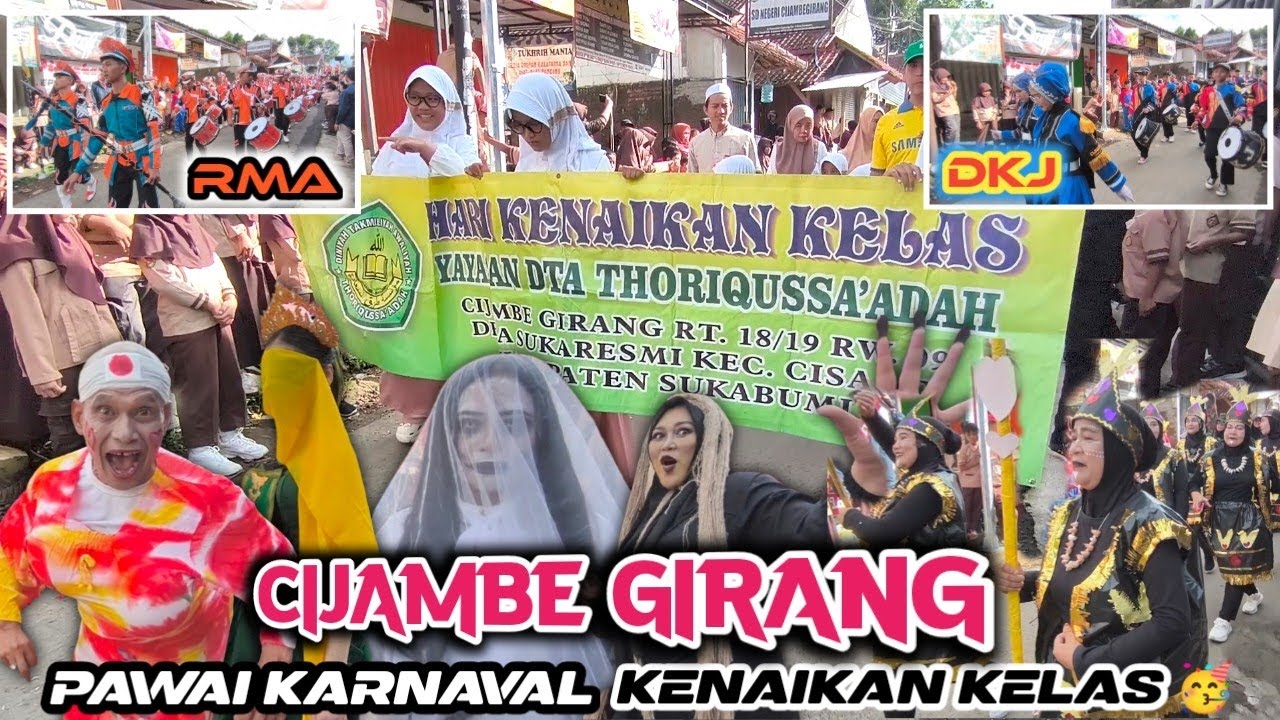 RAMEE 🤩 || MDTA THORIQUSSA'ADAH DRUMBAND CARNIVAL Parade with RMA & DKJ in CIJAMBE GIRANG 🤗