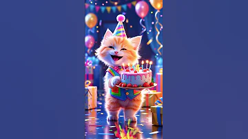Happy Birthday Cat Song Happy Birthday To You Cat Cutecat Happybirthday Catsinging 