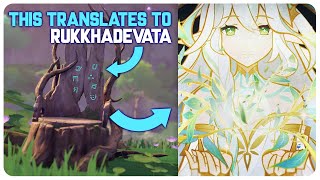 Rukkhadevata isn't Completely Forgotten! (Secrets of Eternal Oasis) | Genshin Impact