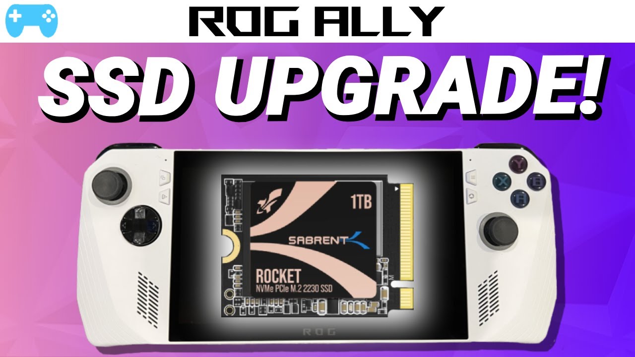 ROG ALLY SSD upgrade! Full Guide: 1 TB or 2 TB. All steps, start to finish  