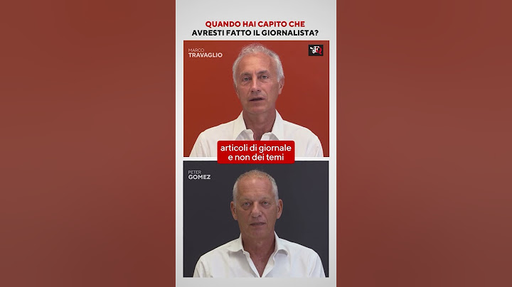 Peter Gomez & Marco Travaglio, l’intervista doppia: i due direttori rispondono #news