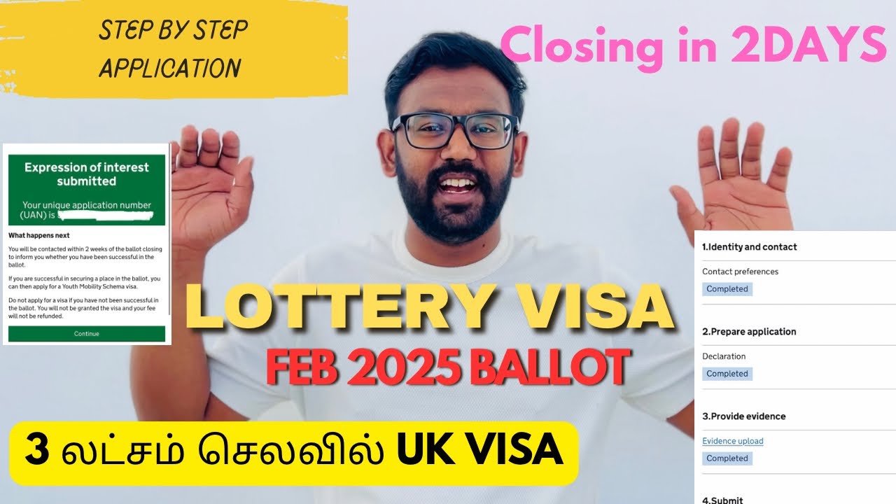 LOTTERY Visa Ballot Opens STEP-BY-STEP TUTORIAL | Enter Now!! YOUTH MOBILITY VISA | Vk the Explorers