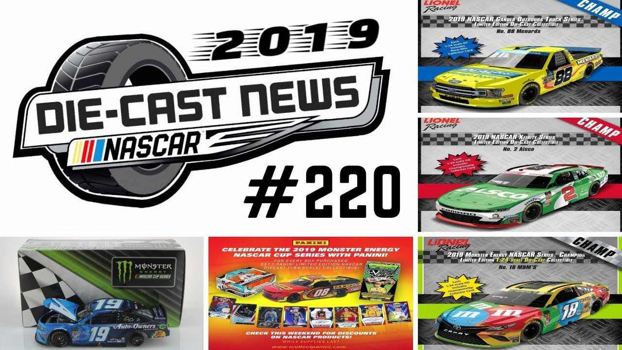 NASCAR DieCast News 220 (A NEW 164 Promo) YouTube