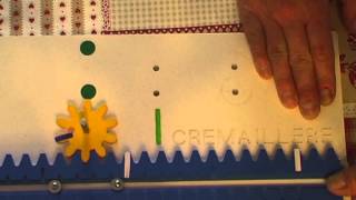 A4 crémaillère 10 dents