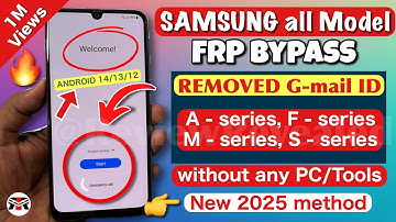 Ontgrendel volledig ELKE Samsung in 2025 🔥 FRP, patroon en Google-accountbypass! | Patroonontgren...