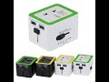 Dual usb universal travel adapter international all in one worldwide travel adapter