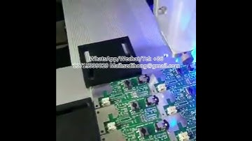 Visual glue dispensing robot