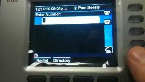 Cisco SPA525g2 Bluetooth Phone Demo