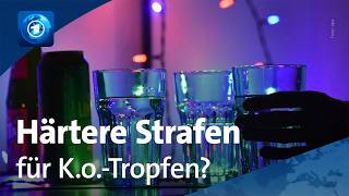 Härtere Strafen für Einsatz von K.o.-Tropfen geplant