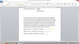 ACCT 2302 Exam 3 practice problems