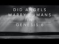 Did Angels marry humans in Genesis 6?