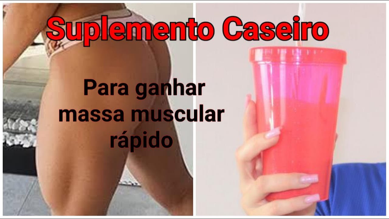 VITAMINA CASEIRA PARA GANHAR MASSA MUSCULAR RÁPIDO