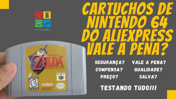 Cartucho Personalizado Zelda Ocarina Of Time - Pt-br - Reprô