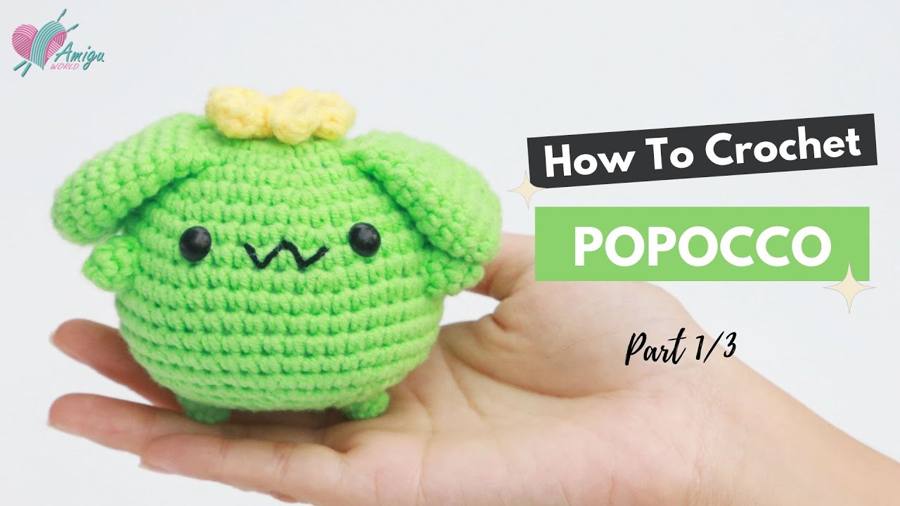 #346 | Amigurumi Popocco (1/3) | How to crochet Pokémon Amigurumi | Free pattern | AmiguWorld