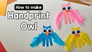 Handprint Owl Craft