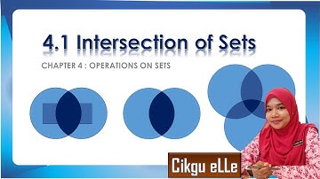 4.1 Intersection of Sets