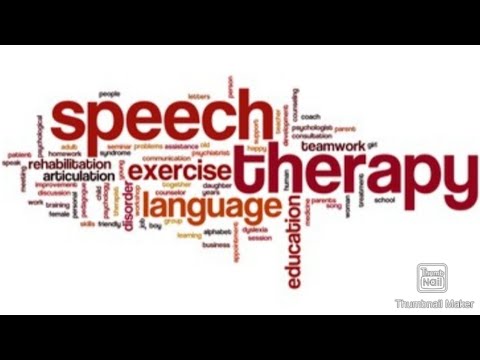 speech therapy in hindi meaning