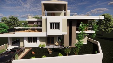 REVIT + Enscape rendered walkthrough video