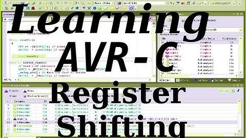 Learning AVR-C Episode 4: Register Bit Shifting