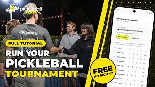 Details Tournament Manager – Full Tutorial | Free Pickleball Tournament App Guide