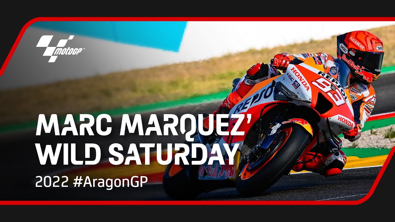 Marc Marquez Wild Saturday 2022 #AragonGP