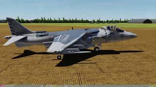 DCS World - Crazy Harrier Stunt Ends in Big Fail
