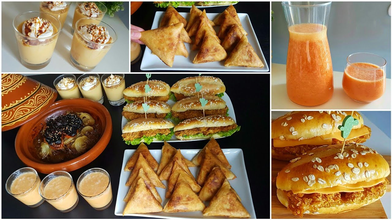 مكاين غير البساطة👌سندويشات بعجينة الغيوم مع دجاج مقرمش في الفرن، بريوات بحشوة البطاطس روعة،طاجين....