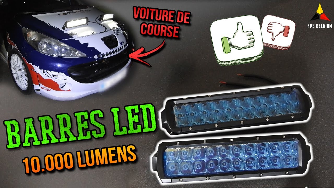 Unboxing - Une barre LED pour voiture de 10.000 Lumens ! (Test et