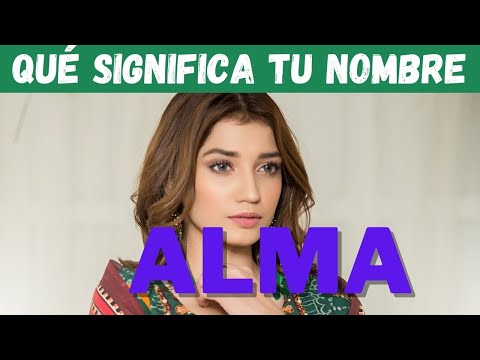 Video: ¿Qué significa el nombre alma?