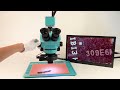 MICROSCOPIO RF4 RF-7050-PO4-4KC1PRO – TRINOCULARE 7-50X CON FOTOCAMERA 4K E BASE IN ALLUMINIO