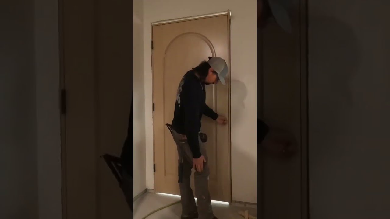 Pre Hung Door Installation Construction Carpentry Finishcarpentry
